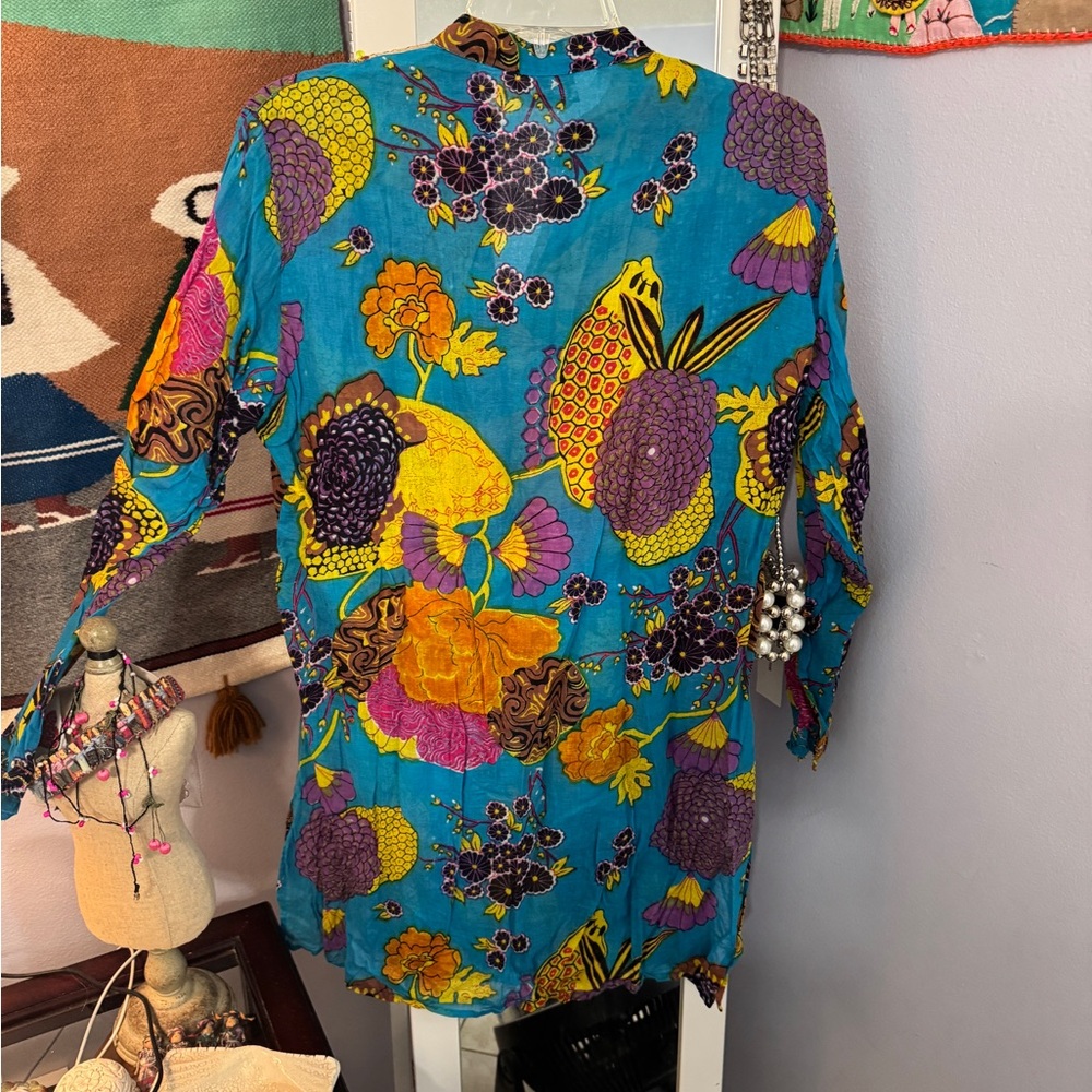 Colorful Floral Mini Dress Perfect for the BEACH!!! - Picture 6 of 8